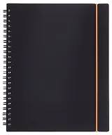 Тетрадь 80 листов, клетка, "Favorite Black. No 1" спираль