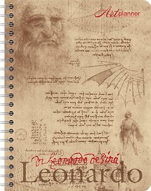 Leonardo. Леонардо да Винчи. Графика. Искусство как наука. ArtPlanner. Еженедельник