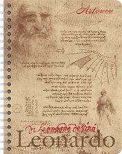 Leonardo. Леонардо да Винчи. Графика. Искусство как наука. ArtPlanner. Еженедельник