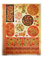 Рисовая бумага для декупажа Craft Premier Хохлома1 (CP00467) (28,2х38,4см) (25г/м) (упаковка)