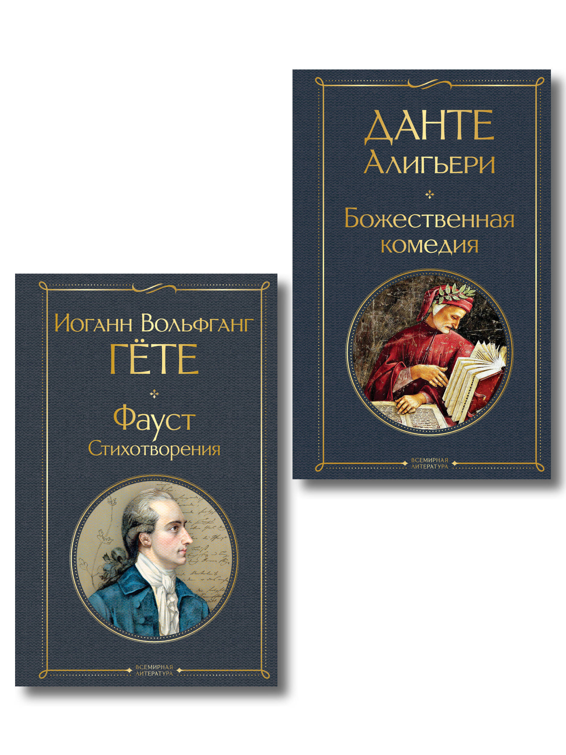 Обложка книги «Комплект Путешествие сквозь вечность (из 2-х книг Божественная комедия и Фауст. Стихотворения )»