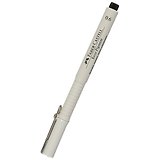Ручка капиллярная Faber-Castell, Ecco Pigment, черная 0,6 мм