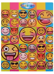 Папка-уголок А4 "Смайлы"