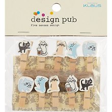 Прищепки ГМ коты 4 (110)