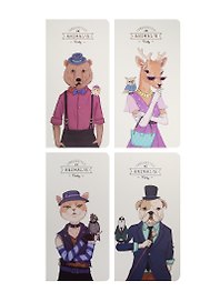 Записная книжка «Animal's style» А6+, 24 листа в клетку, сшивка, Languo, в ассортименте