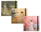 Скетчбук "Blooming girl" 230*220, 50 листов, 160г/м2, твердая обложка, в ассортименте