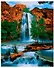 Набор для творчества LORI. Картина по номерам "Горный водопад" - 0