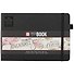 Скетчбук 21*15 80л 140г/м2 черн.тв.обл., резинка - 0