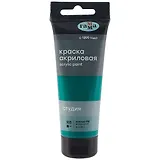 Краска акриловая художественная "Студия" 75мл, зеленая фц, Гамма