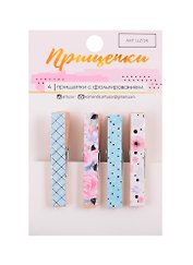 Прищепки декоративные с тиснением «Нежность», 11×7см 3885411