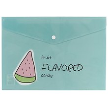 Папка -конверт «Flavored» А4 на кнопке