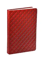 Ежедневник недат. А5 96л "Paris" бордовый, иск.кожа, обл.стеганная, тв.переплет, поролон, ляссе, In Folio