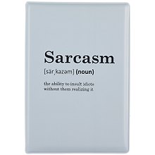 Обложка для паспорта Sarcasm (словарь) (ПВХ бокс)