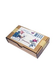 7652 Набор для скрапбукинга "Романтика", стикеры 4шт.,теги 10шт., шпагат 5 ярдов