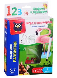 Игра с маркером «Цифры и примеры», Vladi Toys