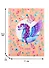 Записная книжка А6 48л лин. "Сказочный пегас" 7БЦ с поролоном, мат.ламинация, выб.лак, блестки «Перламутр» - 1