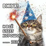 Вжух! И всё будет хорошо! Календарь настенный на 2026 год (300х300 мм)