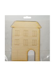 Фигурка Домик для раскрашивания 2 (2150448) (15х13см) (игрушка из дерева) (упаковка)