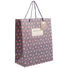 Подарочный пакет «Botany flowers», А4