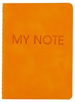 Записная книжка А6 40л кл. "Fantasy. Оранжевый" иск.кожа