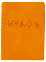 Записная книжка А6 40л кл. "Fantasy. Оранжевый" иск.кожа