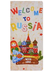 Конверт путешественника Красная площаль ПВХ 20,5*22см 77116