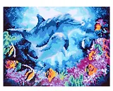 Алмазная мозаика (частичное заполнение) "Коралловый риф", 30 х 40 см