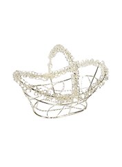 Декоративные элементы из металла, Корзинка серебро (11093606)