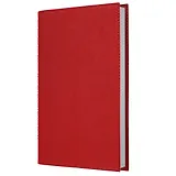 Ежедневник недат. А5 152л "Today. Красный" , интегр.переплет, иск.кожа, евроспираль, карман, петля д/ручки, тонир.блок, ляссе, инд.уп