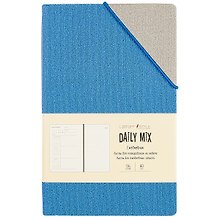 Недатированный ежедневник «Daily mix», синий, 136 листов, А5