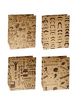Пакет подарочный крафт А4 "Men's style" ассорти, Kairui