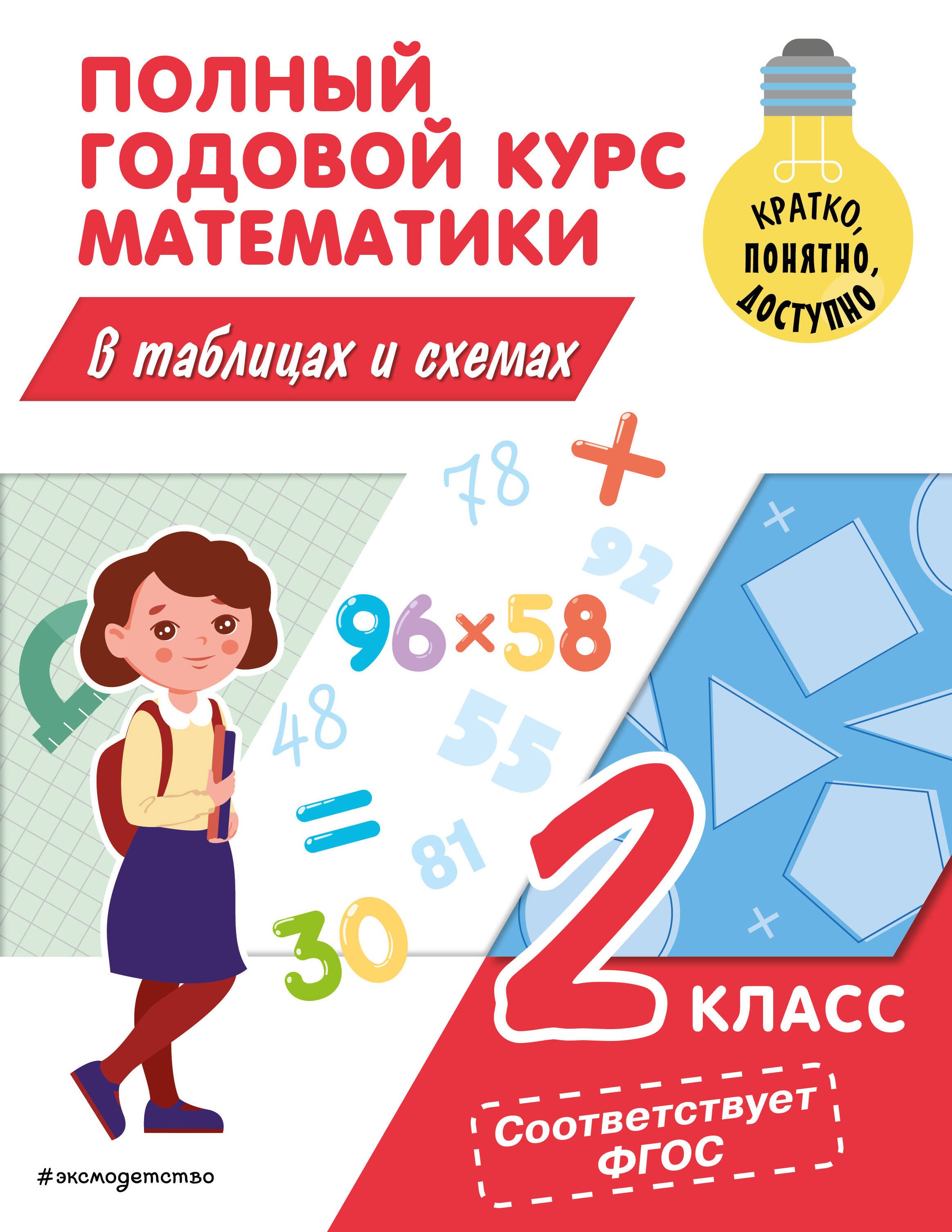 

Полный годовой курс математики в таблицах и схемах: 2 класс