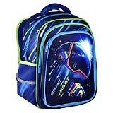 Рюкзак "КОСМОНАВТ" 38,5*29*13,5см, 2 отд., полиэстер, водоот. ткань, светоотраж. элементы, 3 кармана,