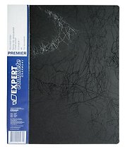 Папка А4 Премьер с металлическим прижимом Expert Complete Premier черная до 150л.