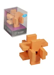 Головоломка 3D деревянная Оранжевый (15-MITOYS-MT6871) (3+) (упаковка)