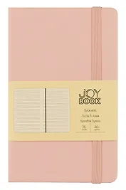 Записная книжка А6- 96л лин. "JOY BOOK. Сахарная вата" 7БЦ, иск.кожа, тонир.форзац, тонир.блок, скругл.углы, сшит.блок, ляссе, резинка, карман на задн.форзаце