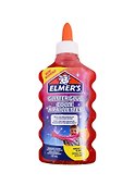 Клей для слаймов Elmers, 177 мл, с блёстками, красный - 0