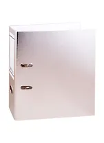 Папка архивная "Metallic", 70 мм, А4, серебряная