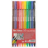 Ручки капиллярные Art idea, 10 цветов 0,5 мм