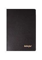Записная книжка А6 32 листа в клетку, "Black", Schiller