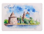 Магнит картон Псковский Кремль (Псков) (МК/140/001)