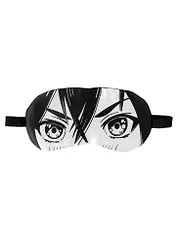 Маска для сна Аниме Глаза (ч/б) (оф.2) (пакет)