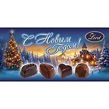 Набор шоколадных конфет С Новым годом! (синяя коробка), 80г