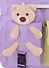 Рюкзак "Bear" сиреневый, с игрушкой - 2