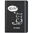 Скетчбук А5 80л "Кошка" 70г/м2, кремовая бумага, тв. переплет, резинка - 0