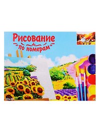 Картина по номерам Домик в живописном месте, 30*40 см.
