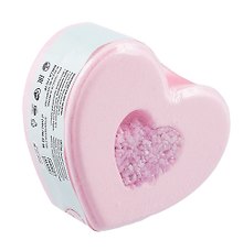 Бомбочка для ванны с солью и шиммером Silk love bomb pink (250г) (B14B003)
