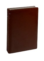 Ежедневник полудат. А5 192л "Classic" коричневый, иск.кожа, поролон, тон.бумага, справ.мат-лы, ляссе, Listoff