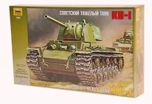 Сборная модель «Советский тяжелый танк КВ-1», ZVEZDA (3539)