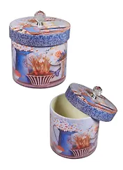 Шкатулка (17х17х20,5) (кожзам) (35030)